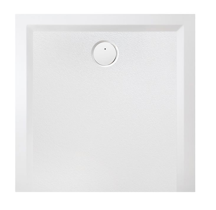 Hoesch Duschwanne Muna 1000x1000x30 mit Antirutsch, Material Solique, steingrau, 4162.730 4162.730 Image