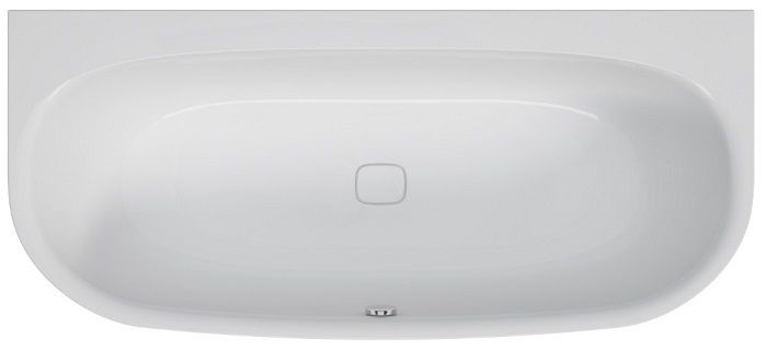Hoesch Badewanne iSensi Vorwand 1900x900 Weiß, 3840.010 3840.010 Image