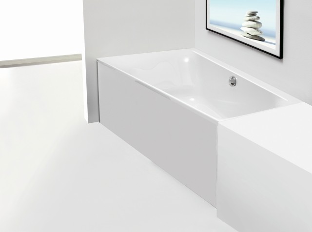 Hoesch Glasverkleidung weiß f. Nische 49101.550 Image