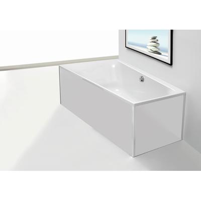 Hoesch Glasverkleidung Weiß Vorwand WW iSensi Trapez 1800x1200 links, 49443.550 49443.550 Image