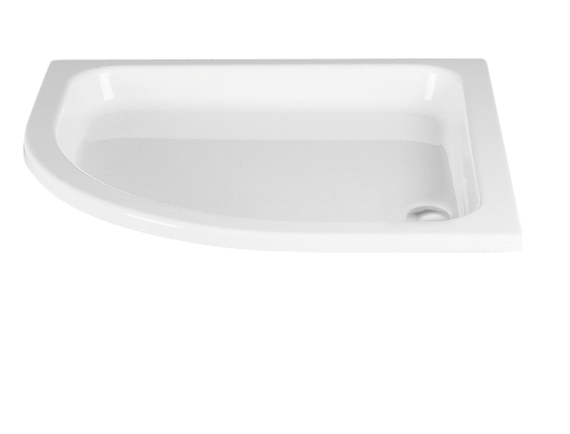 HSK Acryl Viertelkreis-Duschwanne flach 90 x 90 x 10 cm, mit Schürze 500090-A-manhattan Image