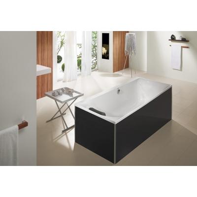 Hoesch Glasverkleidung schwarz für freistehende Badewanne Sechseck 210x100 47814.552 47814.552 Image