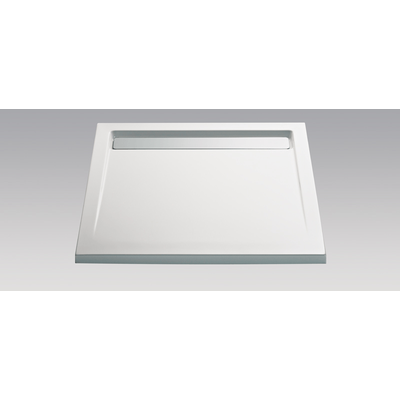 HSK Acryl Quadrat-Duschwanne super-flach 100 x 100 x 3,5 cm, mit integrierter Ablaufrinne 5525010EP Image