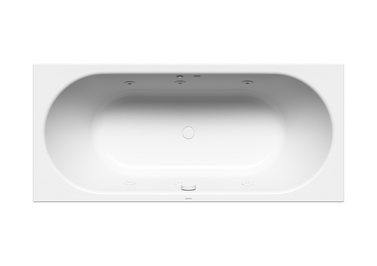 Kaldewei Badewanne CLASSIC DUO Mod.110 BODY, 1800 x 800, alpinweiß,rechts,Sichtteile chrom 291060770001 Image