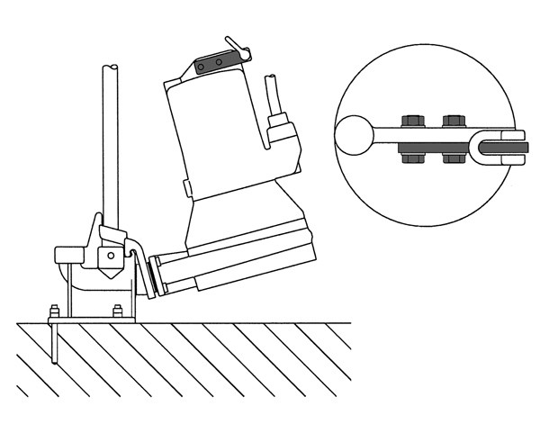 Jung Pumpen M-Zubehör Schwerpunktverlagerung Gr35 JP44757 Image