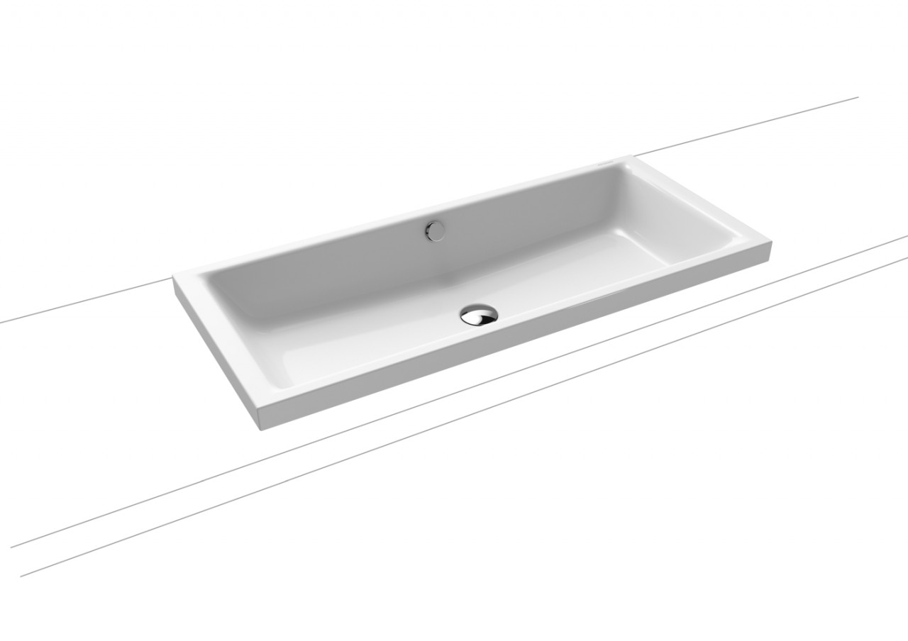 Kaldewei Aufsatzwaschtisch Puro, Modell 3174 mit Überlauf 900x385, 909006003711 909006003711 Image
