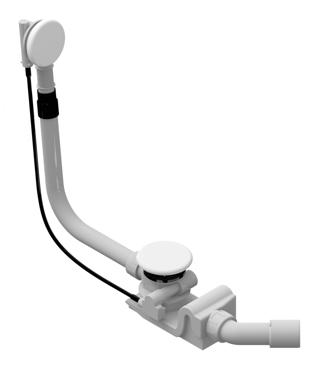 Kaldewei Spezial Ab-und Überlaufgarnitur Kaldewei 4041 mit Füllfunktion,alpinweiß 687772100001 Image