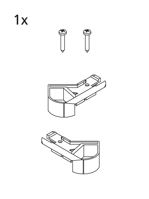 Kermi EBI2014 Set Stockabdeckung oben, weiss, 2534173 2534173 Image