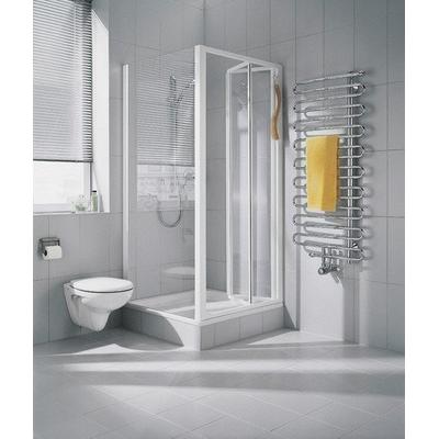 Kermi Falttür Ibiza 2000 FTD 1000x1850, silber mattglanz, ESG Opaco mit KermiClean I2FTD100181YK Image
