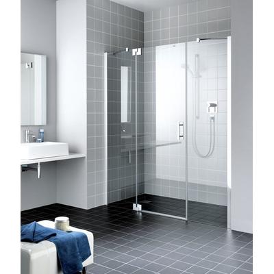 Kermi Pendeltür Filia XP 1GL 1700x2000, silber hochglanz, ESG Opaco mit KermiClean, FX1GL FX1GL17020VYK Image