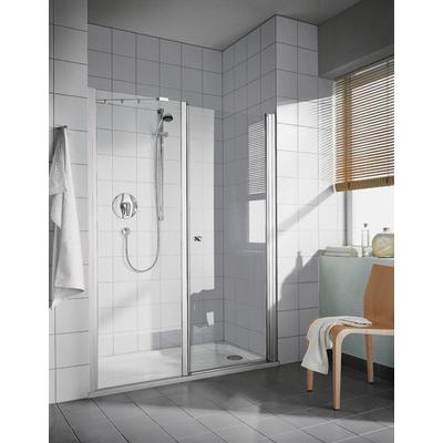 Kermi Schwingtür Ibiza 2000 SOR 1800x1750, weiss, ESG klar mit KermiClean, I2SOR180172PK I2SOR180172PK Image