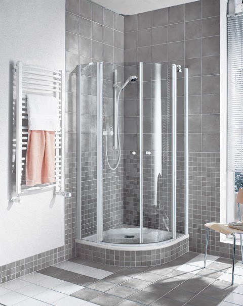 Kermi Viertelkreis Ibiza 2000 O20 V71 x2000, weiss, ESG klar, I2O20V71202AK I2O20V71202AK Image