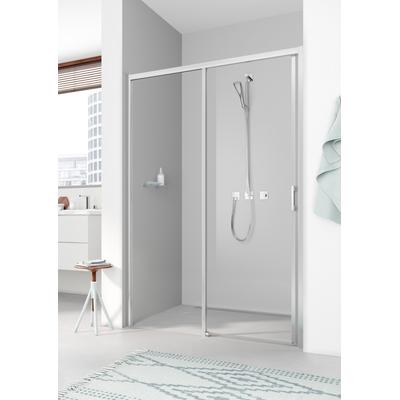 Kermi Gleittür Liga D2L 1400x1850, silber hochglanz, ESG klar mit KermiClean, LID2L14018VPK LID2L14018VPK Image