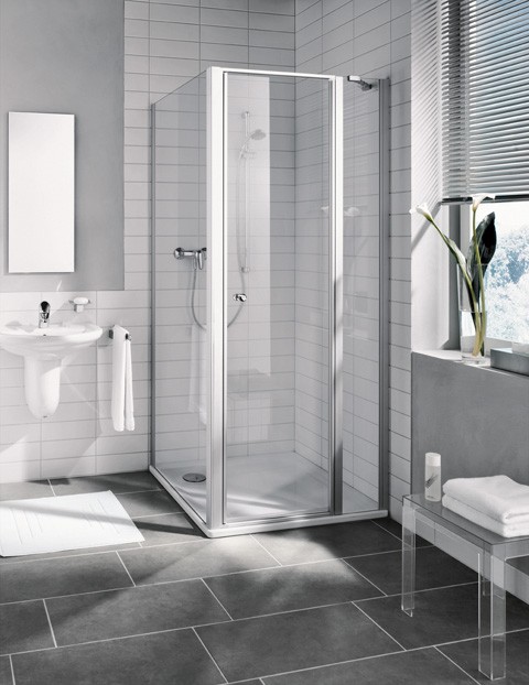 Kermi Schwingtür Ibiza 2000 STL 0800x2000, weiss, ESG Opaco, I2STL080202UK I2STL080202UK Image