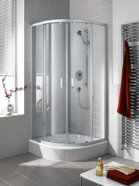 Kermi Viertelkreis Ibiza 2000 T10 V71 x2000, weiss, ESG klar mit KermiClean, I2T10V71202PK I2T10V71202PK Image