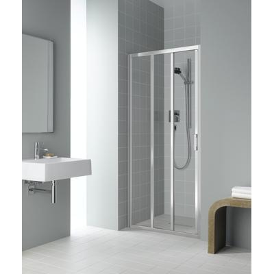 Kermi Gleittür Liga G3L 0950x2000, silber hochglanz ESG klar mit KermiClean LIG3L09520VPK Image