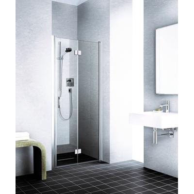 Kermi Pendel-Falttür Liga 2SR 1000x2000, silber mattglanz, ESG klar mit KermiClean LI2SR100201PK Image