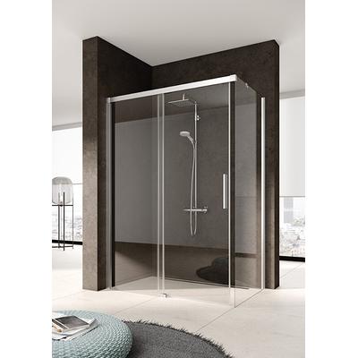 Kermi Seitenwand Nica TWR 1230x1850, silber hochglanz, ESG Opaco, NITWR12318VUK NITWR12318VUK Image