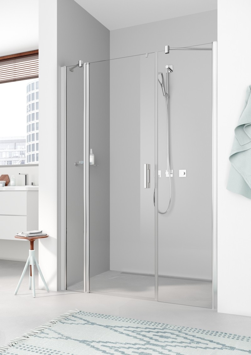 Kermi Pendeltür Pega 1AL 1100x2000 BV: 1050-1100 SIHG ESG Opaco Clean, PE1AL11020VYK PE1AL11020VYK Image