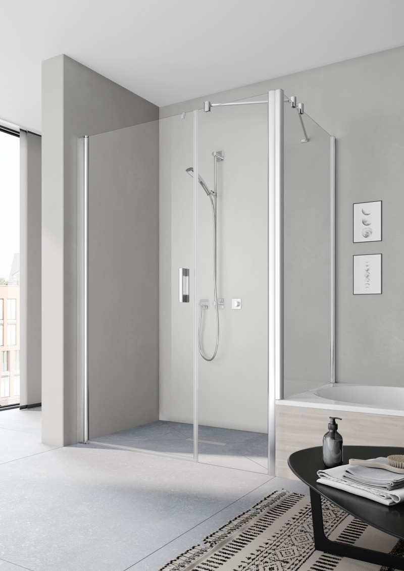 Kermi Pendeltür PEGA 1OL 1030x1850 GAK: 990-1015 SIHG ESG klar Clean, PE1OL10318VPK PE1OL10318VPK Image