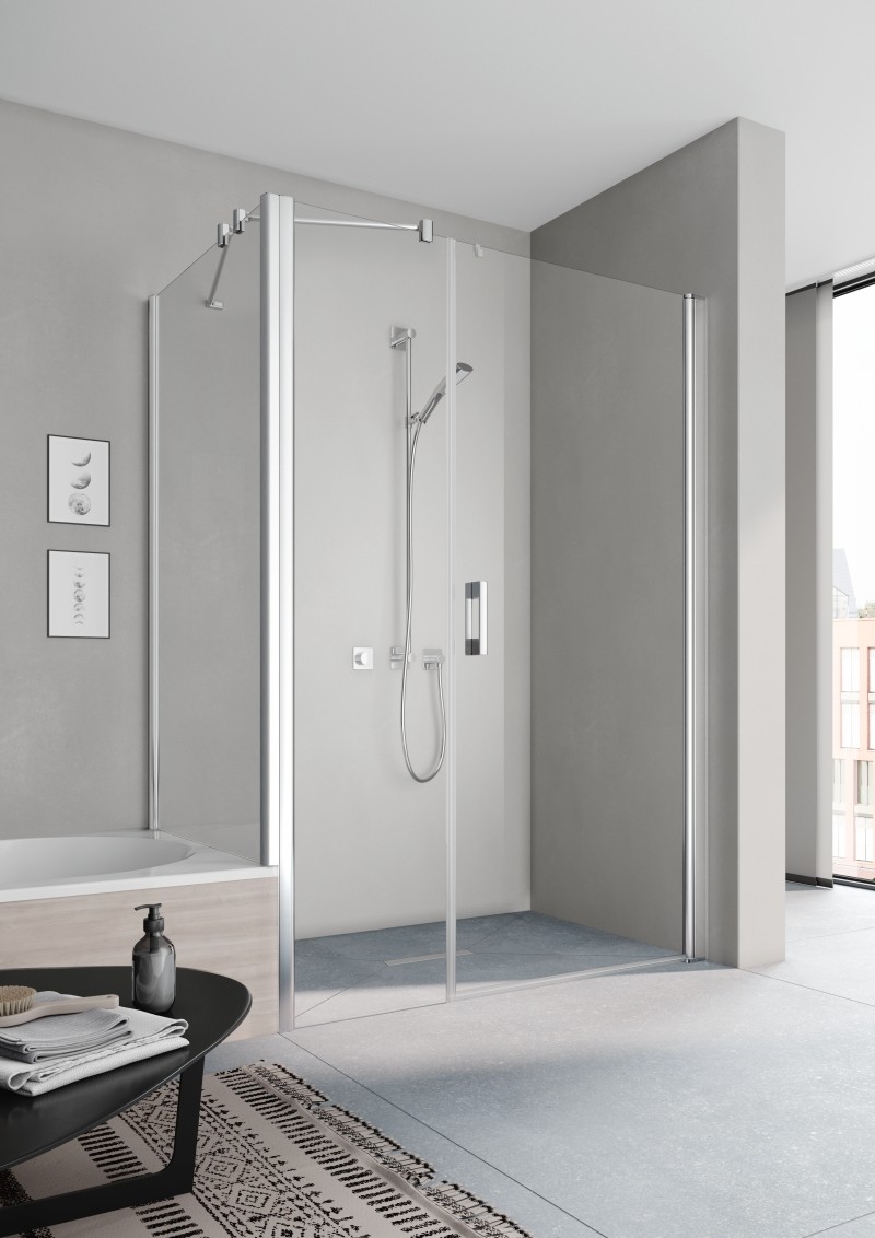 Kermi Pendeltür PEGA 1OR 1430x1850 GAK: 1390-1415 SIHG ESG Opaco, PE1OR14318VUK PE1OR14318VUK Image