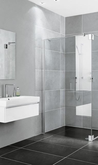 Kermi Seitenwand Pasa XP TFL 1000x2000, silber hochglanz, ESG Opaco, PXTFL10020VUK PXTFL10020VUK Image
