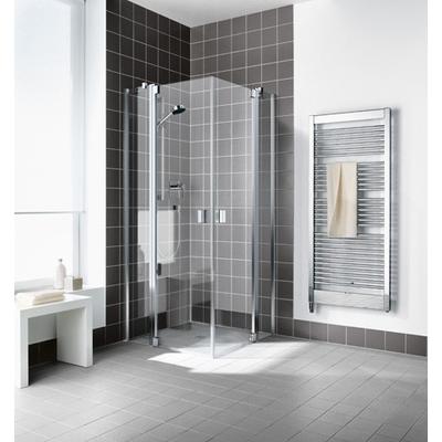 Kermi Eck-Halbteil links Raya EPL 0780x2000, silber hochglanz, ESG Opaco, RAEPL07820VUK RAEPL07820VUK Image