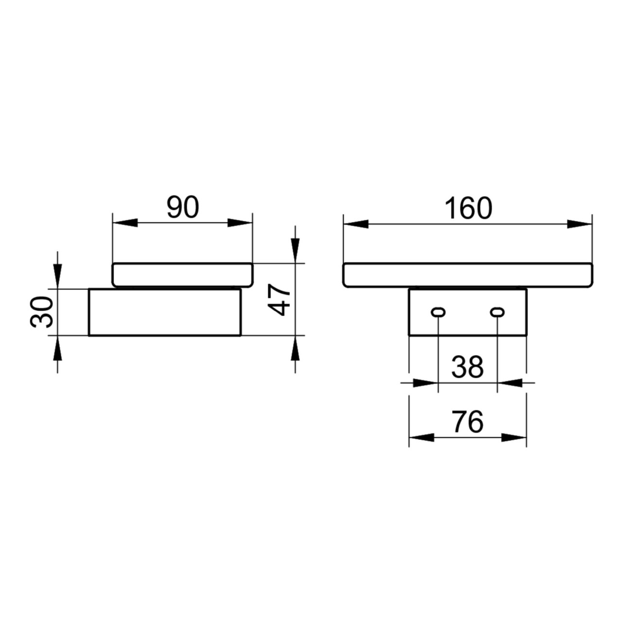 Keuco Echtkristall-Schale E300, 30055 mattiert, lose, 30055009000 30055009000