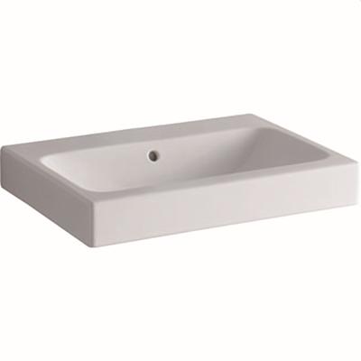 Geberit Waschtisch iCon, ohne Hahnloch, B: 600 cm, T: 485 mm, 124063600, weiss mit Keratec 124063600