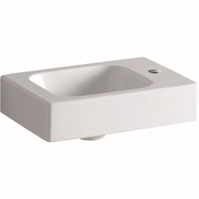 Geberit Handwaschbecken iCon, Hahnloch rechts, B: 380 , T: 280 mm, 124736600, weiss mit Ke 124736600