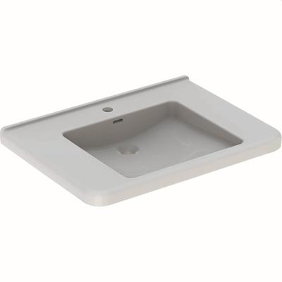 Geberit Waschtisch Dejuna, B: 750, T: 550 mm, 128575600, weiss mit Keratect 128575600