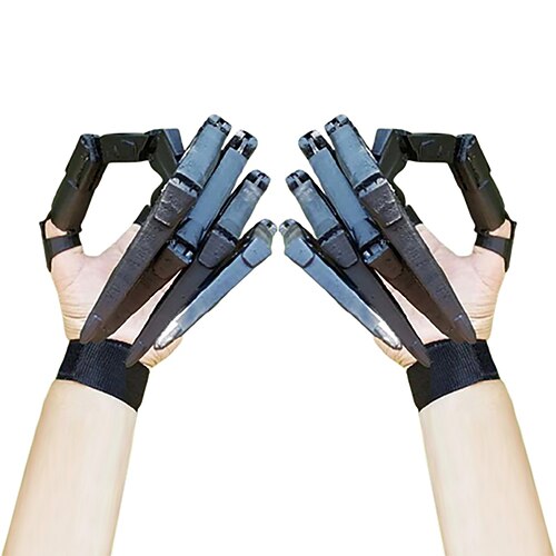 Festival-Dekoration, bewegliche Finger, Party, Cosplay, Kostüm-Requisiten, Horror-Geister-Klauen-Handschuhe, Skelett-Element für Halloween, mexikanischer Tag der Toten (2 Stück), für Halloween Image