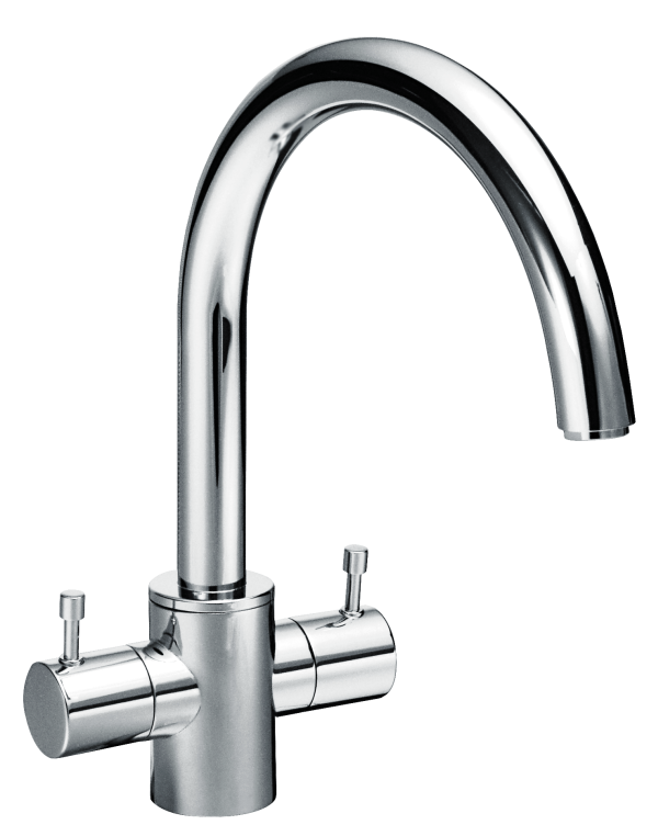 KAJA-Ipuri Niederdruck-Spült.Einloch-Zweigriffb. m.schwenkb.Rohrausl. 230 mm, velourschrom 31590-E Image