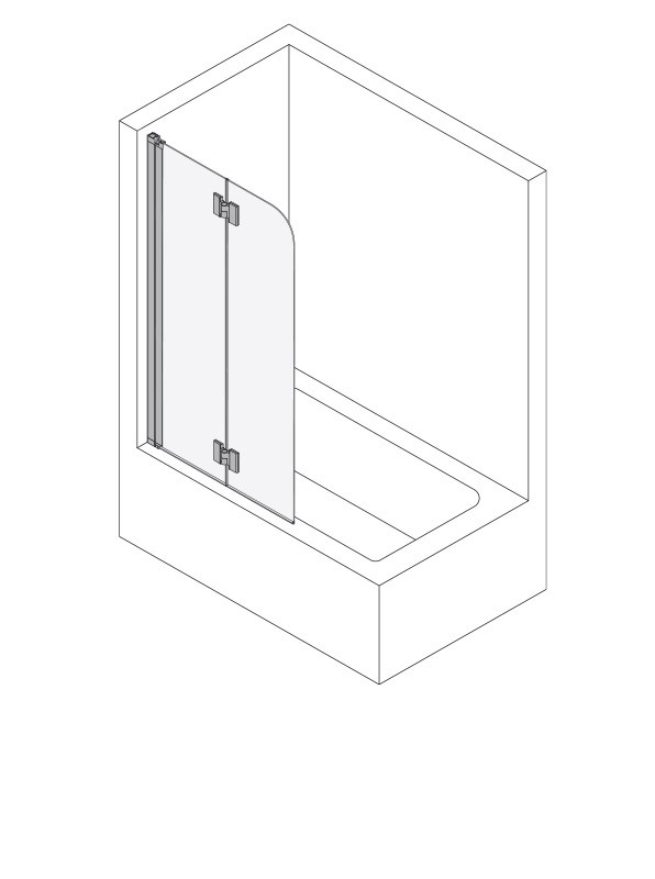 Koralle Falttür myDay BF2A L 132, VB03713214D71 VB03713214D71 Image