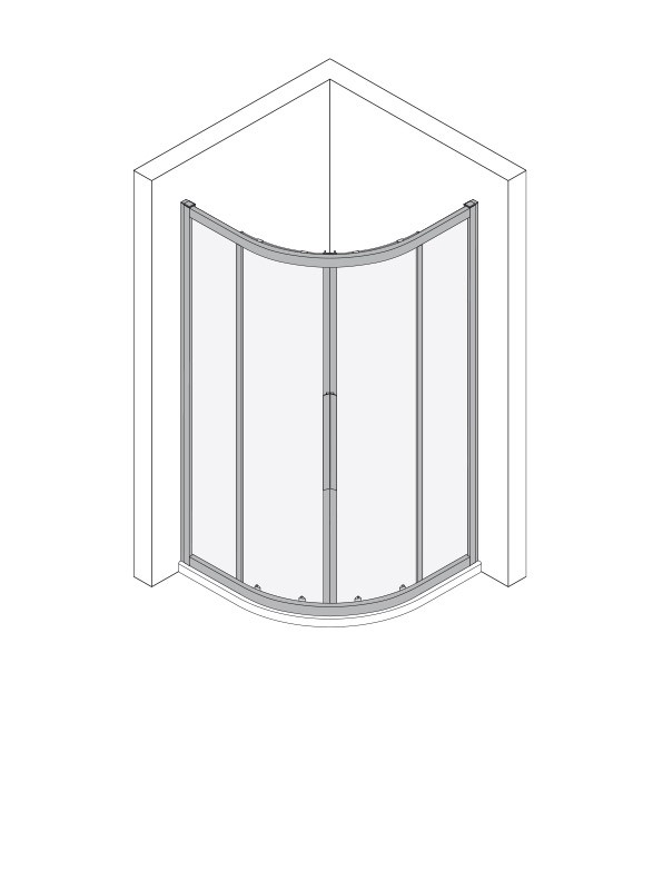 Koralle Viertelkreis myDay VSF R550 100/100, VB23710020DA1 VB23710020DA1 Image