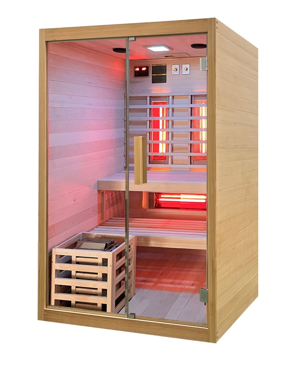 Neuesbad Sauna 130x120x200cm, Hemlock NB1H301301 Image