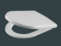 Pagette WC-Sitz Subline mit Deckel weiss, Steckbefestigung Image