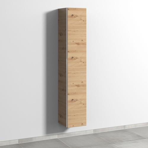 Sanipa 3way Hochschrank mit 1 Tür, Eiche Natural-Touch BR10785