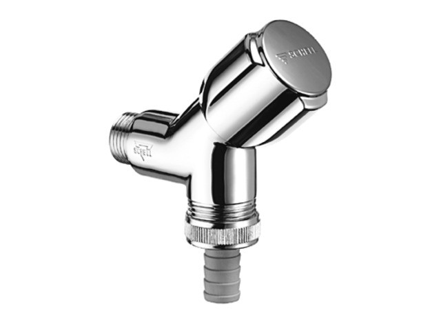 "Schell Geräteschrägsitzventil COMFORT mit Rückflußverhinderer 1/2" chrom 033860699" Image