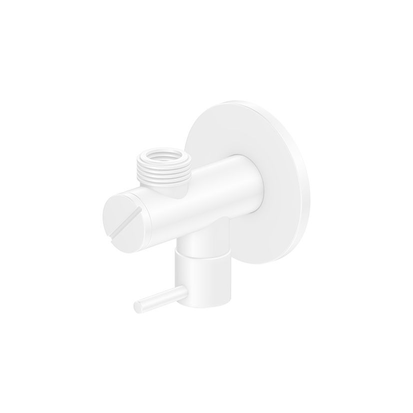 "Steinberg Eckventil m. 3/8"-Anschluss f. Flexschlauch, weiss matt, 1001640W 1001640W" Image