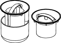 Tece -Ersatzteil Geruchsverschluss-Set TECEdrainpoint S für Abläufe DN100, 3695004 3695004 Image