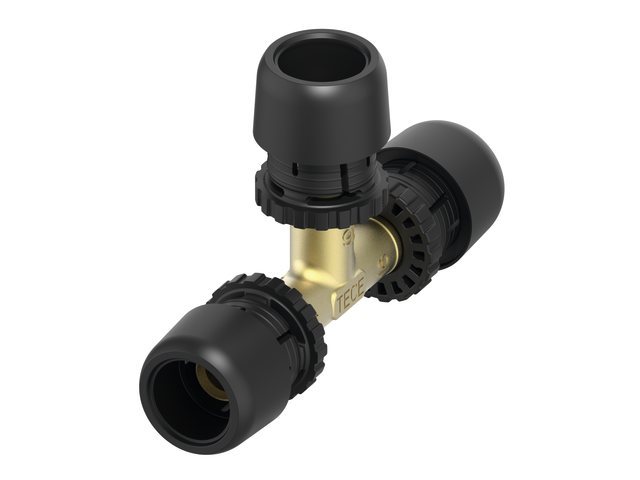 Tece logo-Ax T-Stück Dimension 25 x 25 x 25, Siliziumbronze, 8802925 8802925 Image