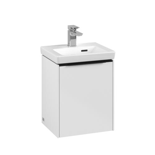 Villeroy & Boch Subway 3.0 Waschbeckenunterschrank, 1 Tür, 351 x 432 x 293 mm, Brilliant White / Bri C58301VE