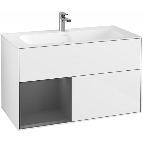 Villeroy & Boch Waschtischunterschrank Finion F03 996x591x498mm mit Regalelement , F030GKGF F030GKGF