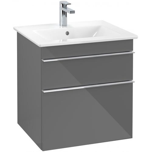 Villeroy & Boch Waschtischunterschrank Venticello A92301FP, B:553, H:590, T:502mm, Glossy Grey A92301FP