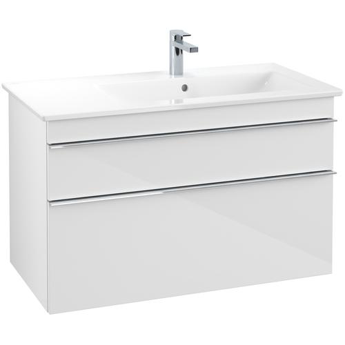 Villeroy & Boch Waschtischunterschrank Venticello A92801DH, B:953, H:590, T:502mm, Glossy White A92801DH