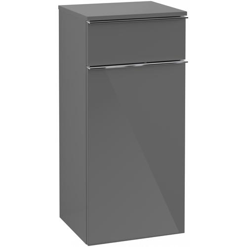 Villeroy & Boch Seitenschrank Venticello A95001FP, B:404, H:866, T:372mm, Glossy Grey A95001FP