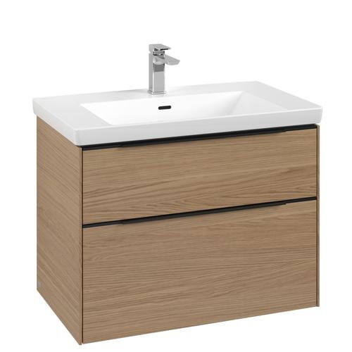 Villeroy & Boch Subway 3.0 Waschbeckenunterschrank, 2 Auszüge, 772 x 579 x 462 mm, Nordic Oak / Nord C57401VJ