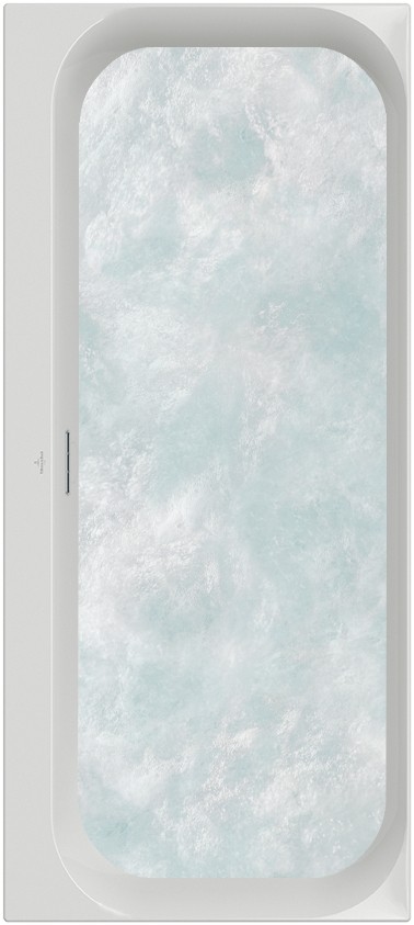 Villeroy & Boch Loop & Friends rechteckige Badewanne, mit Whirlpoolsystem Combipool Entry (CE), inkl UCE170LSF2B2VRW Image