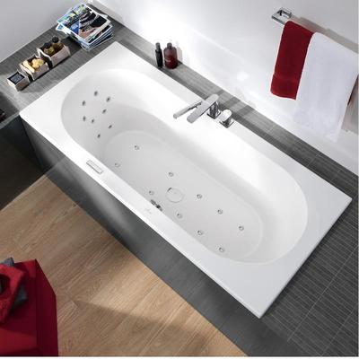 Villeroy & Boch Loop & Friends rechteckige Badewanne, mit Whirlpoolsystem Combipool Entry (CE), 1800 UCE180LOF2A1VRW Image